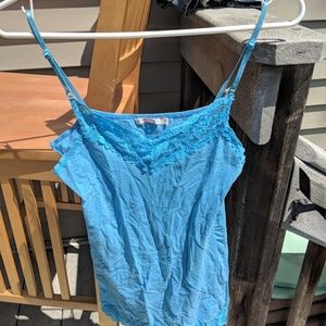 Lace spaghetti strap